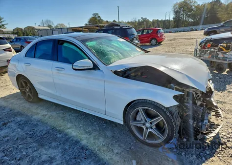 2015 Mercedes-Benz C 300 from USA, damaged, VIN 55SWF4JB9FU061517